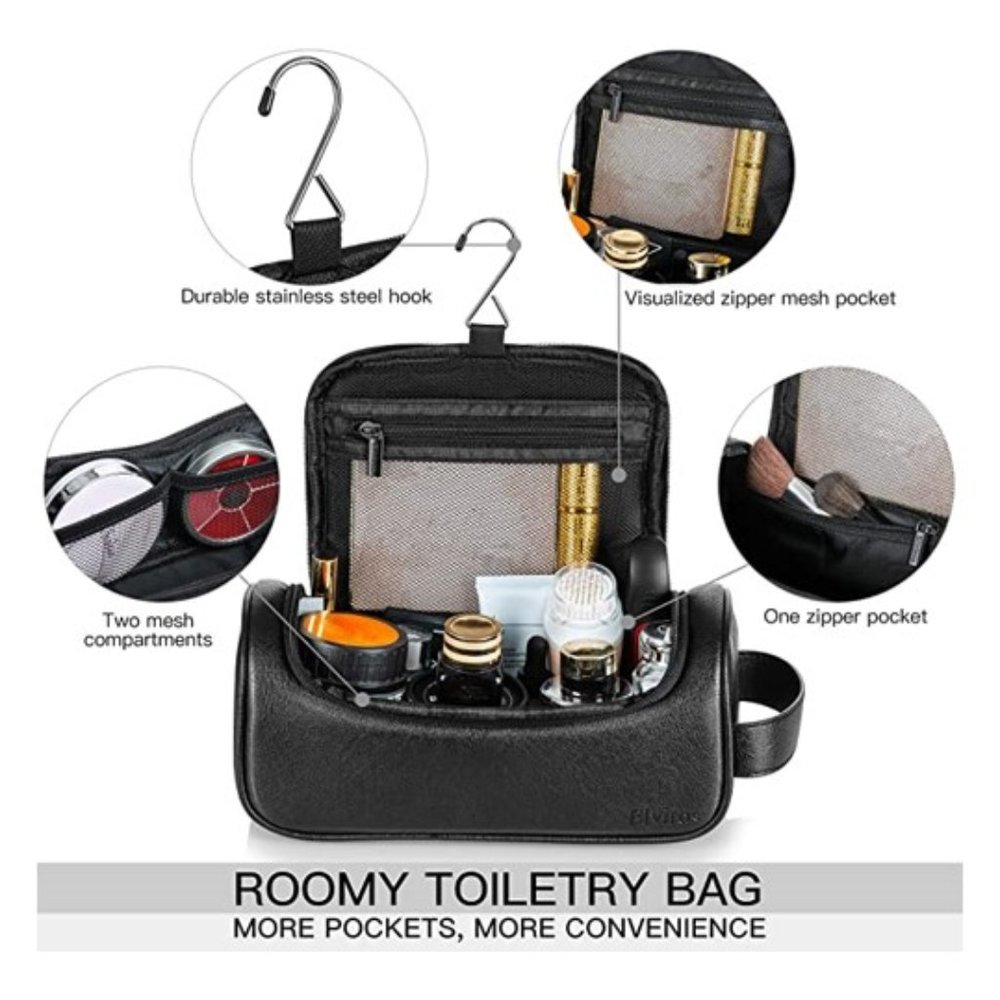 MEN’S LEATHER TRAVEL ORGANIZER KIT